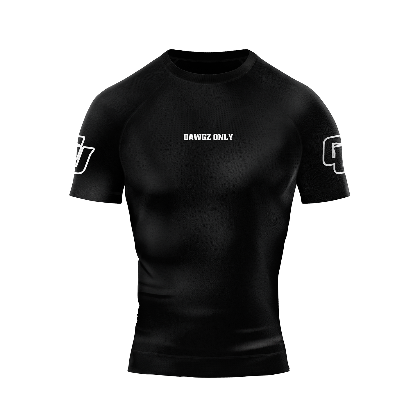 BLACK COMPRESSION TEE