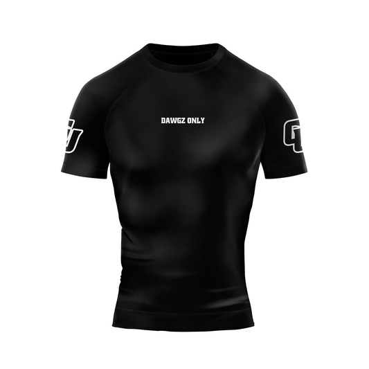 BLACK COMPRESSION TEE