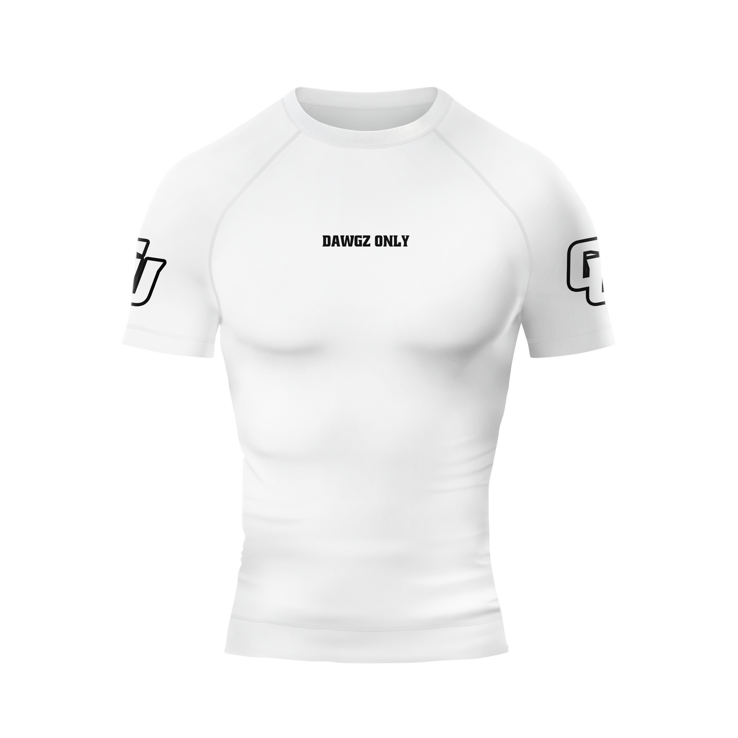 WHITE COMPRESSION TEE