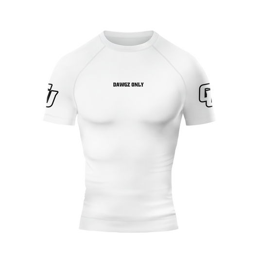WHITE COMPRESSION TEE
